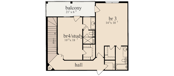 Upper/Second Floor Plan: 18-472