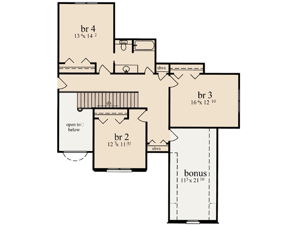Upper/Second Floor Plan: 18-475