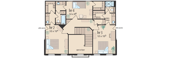 Upper/Second Floor Plan: 18-478