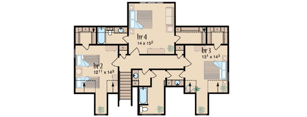 Upper/Second Floor Plan: 18-479