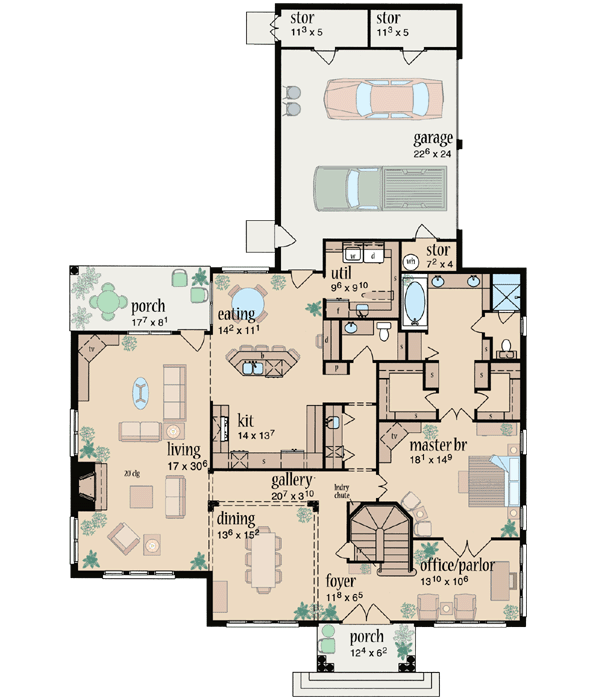 Main Floor Plan: 18-486