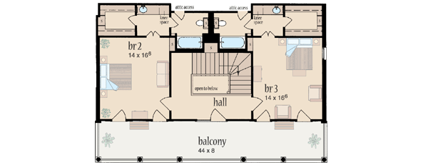 Upper/Second Floor Plan: 18-489