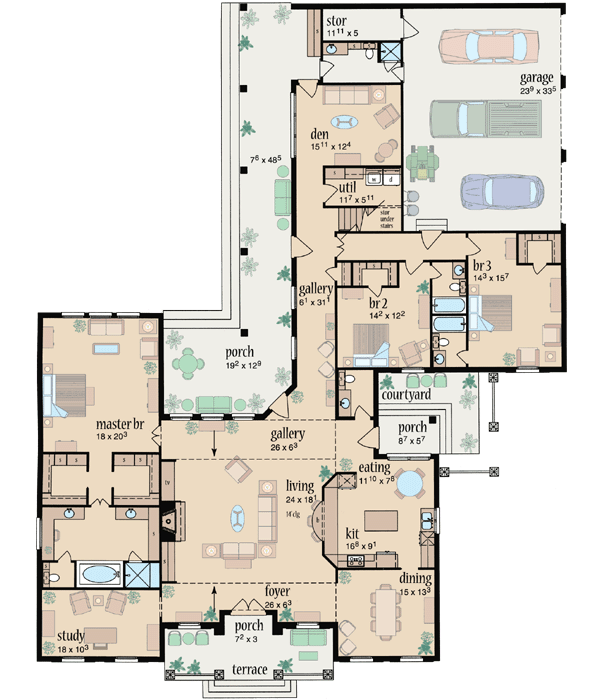 Main Floor Plan: 18-492