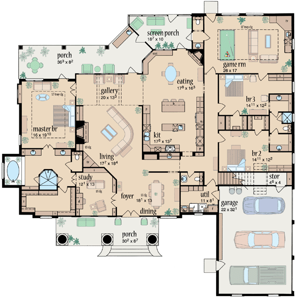 Main Floor Plan: 18-497