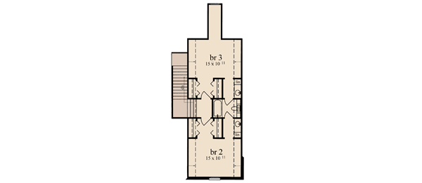 Upper/Second Floor Plan: 18-504