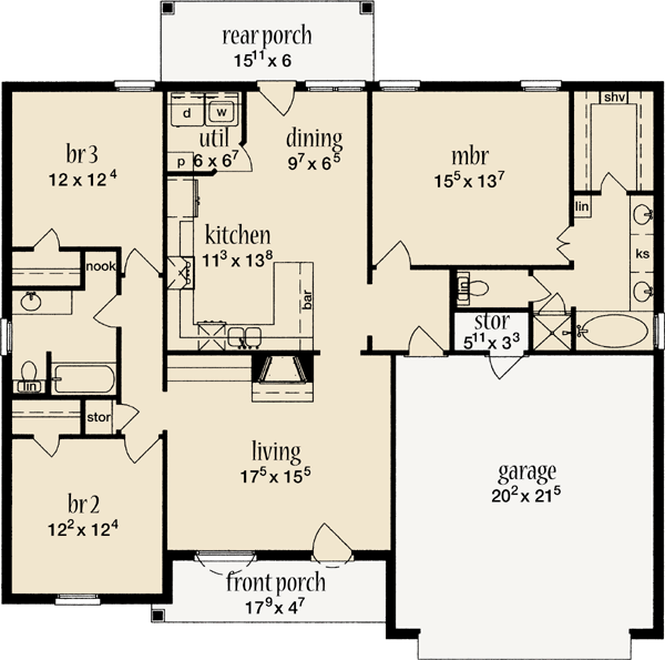 Main Floor Plan: 18-507