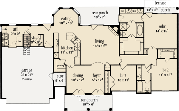 Main Floor Plan: 18-511