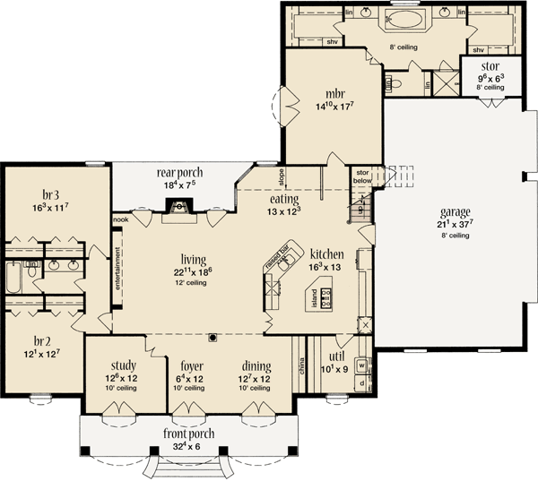 Main Floor Plan: 18-513