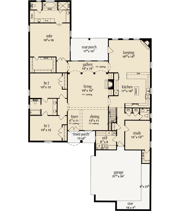 Main Floor Plan: 18-515
