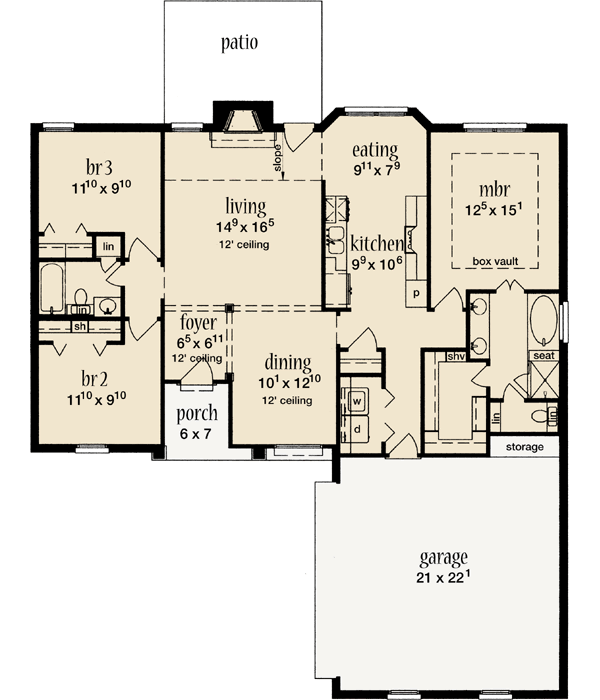 Main Floor Plan: 18-516