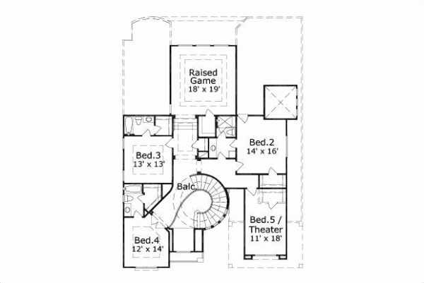 Upper/Second Floor Plan: 19-1001