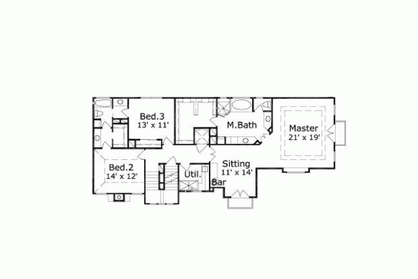 Upper/Second Floor Plan: 19-1002