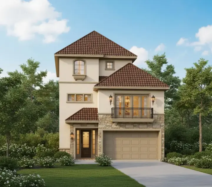 Traditional house plans 19-1005 - front exterior, 3,280 sq ft, 3 bed, 3 bath house plans | Monster House Plans