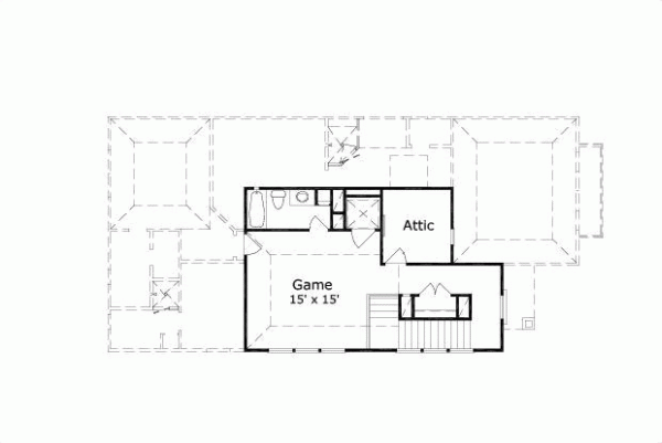 Upper/Second Floor Plan 19-1005