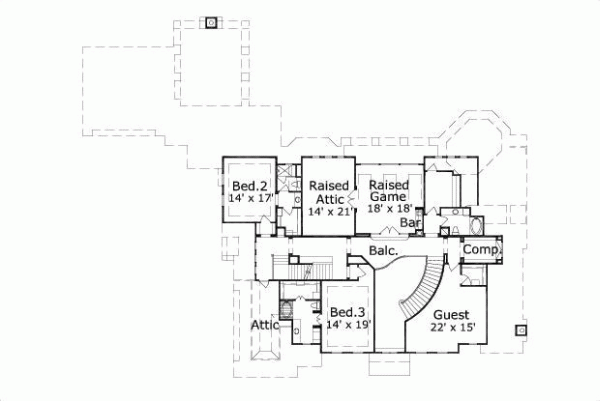 Upper/Second Floor Plan: 19-1009