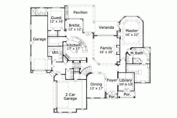 Main Floor Plan: 19-1011