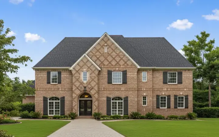 Traditional house plans 19-1012 - front exterior, 4,176 sq ft, 4 bed, 3 bath house plans | Monster House Plans