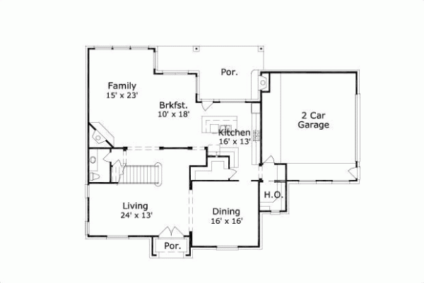 Main Floor Plan: 19-1012
