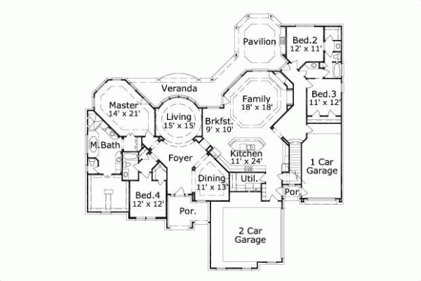 Main Floor Plan: 19-1016
