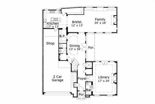 Main Floor Plan: 19-1018