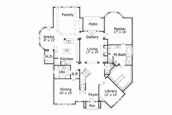 Main Floor Plan: 19-102