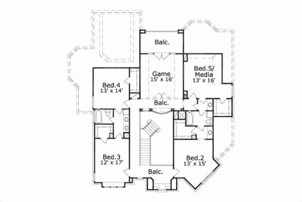 Upper/Second Floor Plan: 19-102