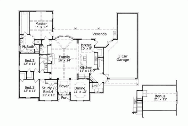 Main Floor Plan: 19-1022