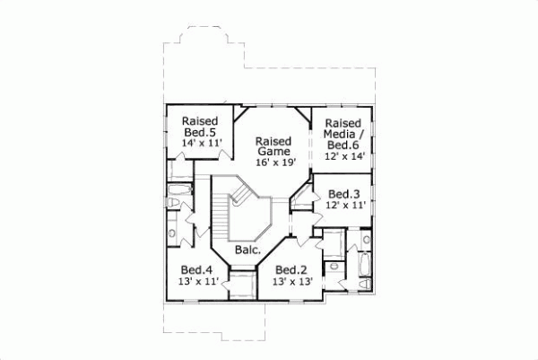 Upper/Second Floor Plan: 19-1023