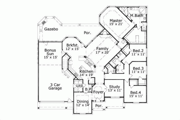 Main Floor Plan: 19-1025