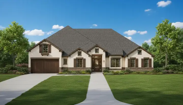 Traditional house plans 19-1026 - front exterior, 3,013 sq ft, 4 bed, 2 bath house plans | Monster House Plans