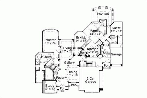 Main Floor Plan: 19-1027