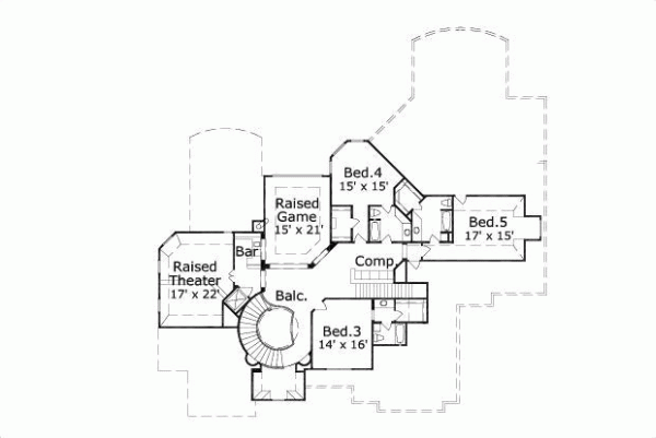 Upper/Second Floor Plan: 19-1027