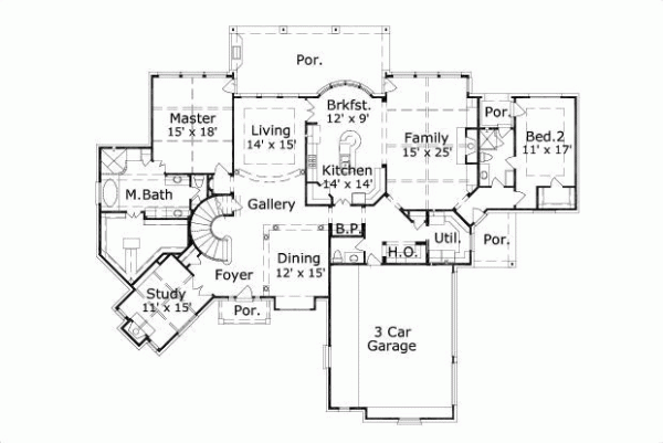 Main Floor Plan: 19-1028