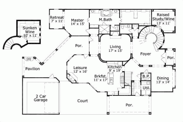 Main Floor Plan: 19-1029
