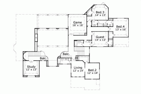 Upper/Second Floor Plan: 19-103