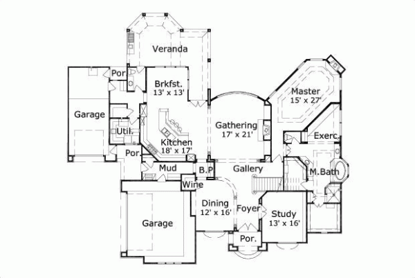 Main Floor Plan: 19-1030