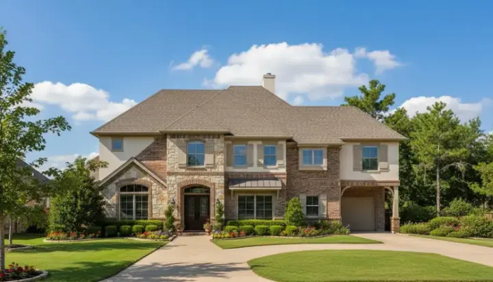 French Country house plans 19-1032 - front exterior, 4,969 sq ft, 5 bed, 3 bath house plans | Monster House Plans