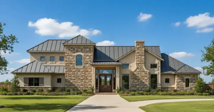 Traditional house plans 19-1034 - front exterior, 2,817 sq ft, 3 bed, 3 bath house plans | Monster House Plans