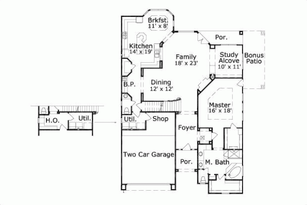 Main Floor Plan: 19-1035