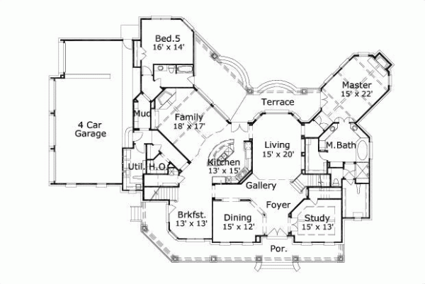Main Floor Plan: 19-1038