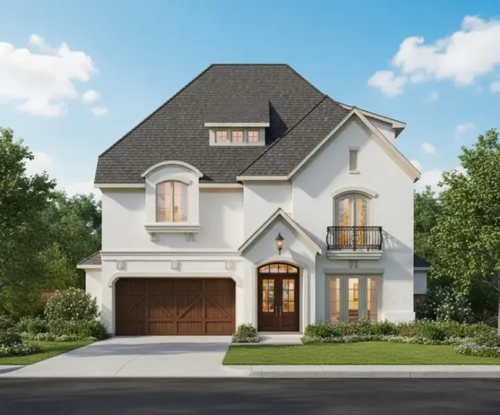 Traditional house plans 19-1040 - front exterior, 4,354 sq ft, 3 bed, 4 bath house plans | Monster House Plans
