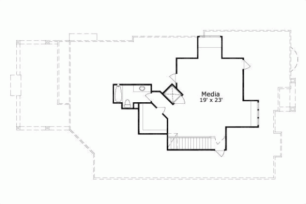 Upper/Second Floor Plan 19-1040