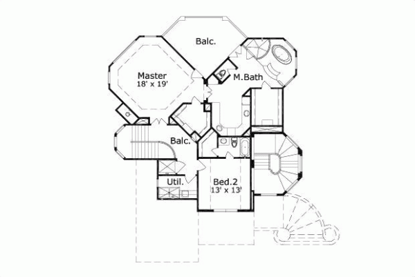 Upper/Second Floor Plan 19-1043