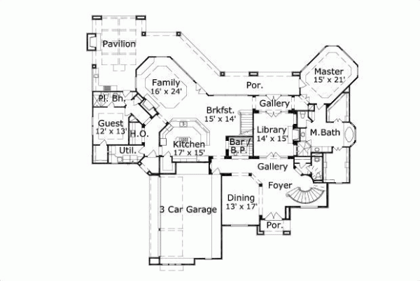 Main Floor Plan: 19-1044