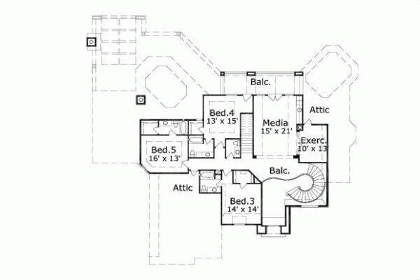 Upper/Second Floor Plan: 19-1044