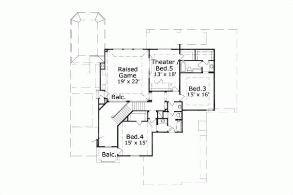 Upper/Second Floor Plan: 19-1045