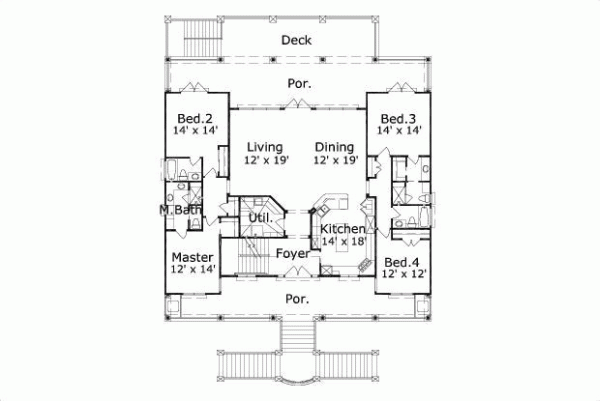 Upper/Second Floor Plan: 19-1047
