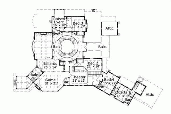 Upper/Second Floor Plan: 19-1048