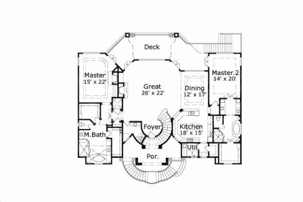 Upper/Second Floor Plan:19-1049