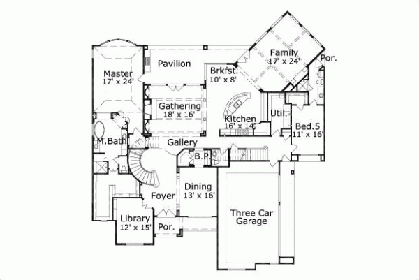 Main Floor Plan: 19-1050